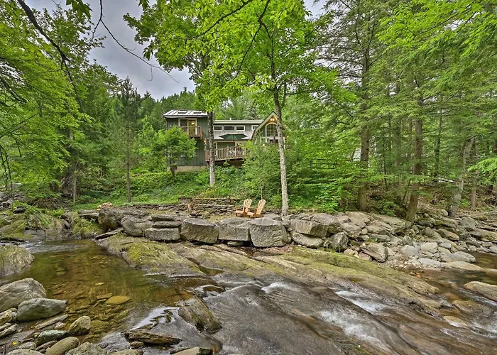 Beautiful Jay Peak Home Near Creek & Waterfalls!